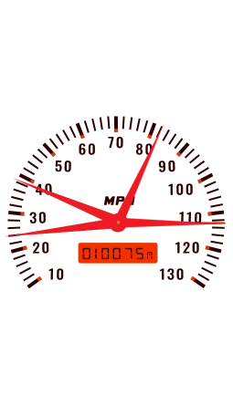 symbolise le fait qu'une particule quantique peut avoir plusieurs vitesses en même temps.
